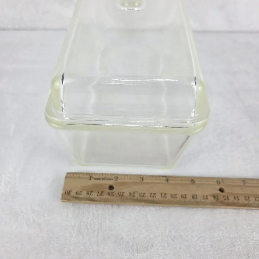 Vintage 1930’s Westinghouse Glass Refrigerator Storage Dish w/Lid 9